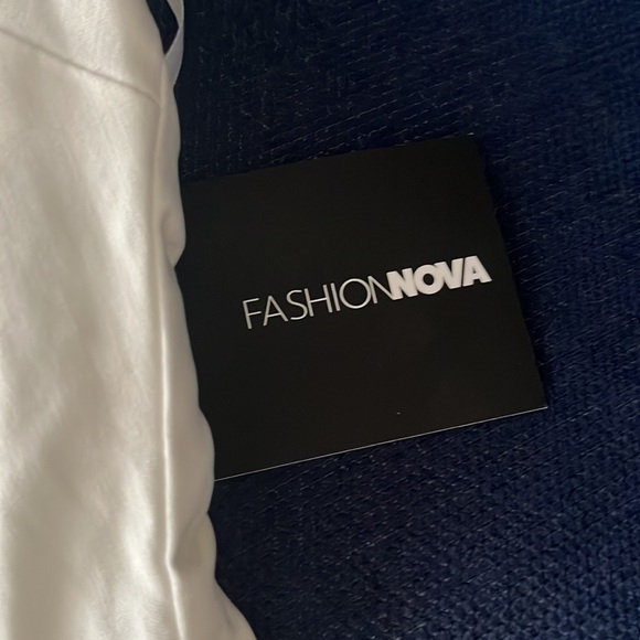 White Fashionova dress with sparkle fringes - Picture 3 of 3